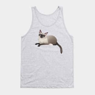 Siamese Cat Tank Top